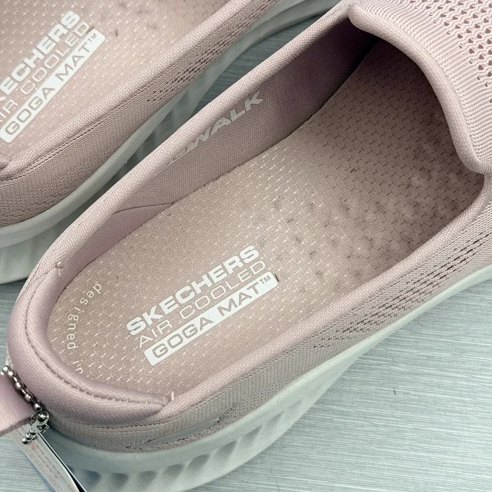 Skechers GOwalk Sneakers Women's 8.5 Pink Mauve Lightweight Walking Shoes 125645